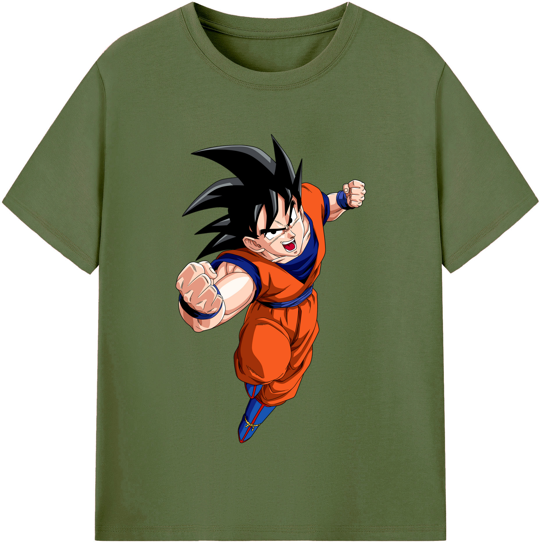 （画像用） ドラゴンボール 孫悟空（そん ごくう）Son Goku カカロット DRAGON BALL Kakarotto 綿100％半袖Tシャツ（フロントプリント）